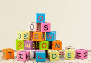 blocks with letters