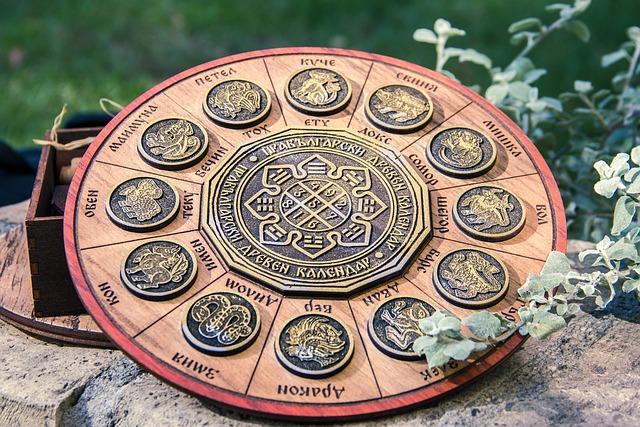 A circular device that may be an ancient Greek calendar.