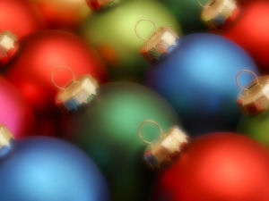 a picture of christmas balls