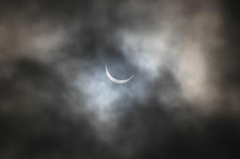 A picture of an eclipse