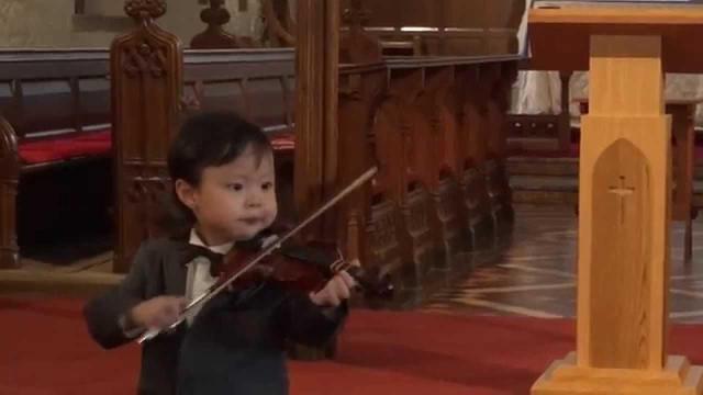 3 year old violinist