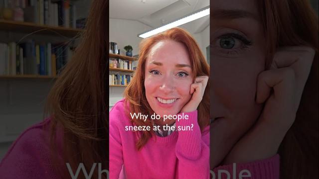 Why do people sneeze at the sun