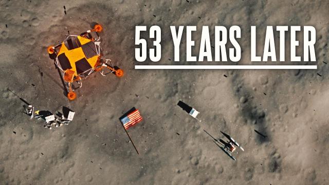 left on the moon