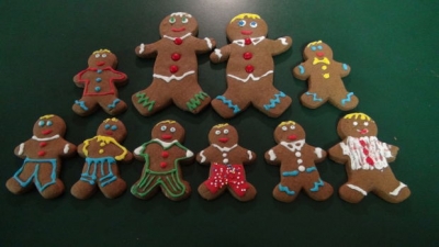 gingerbread family