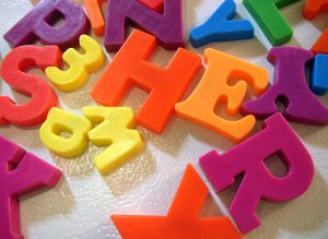 magnetic letters_on_fridge