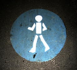 pedestrian sign