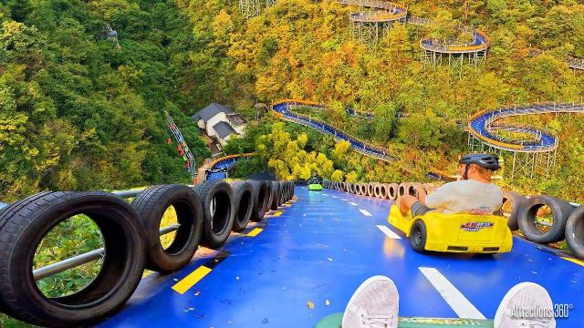 CRAZY Gravity Go Kart Down the Mountain
