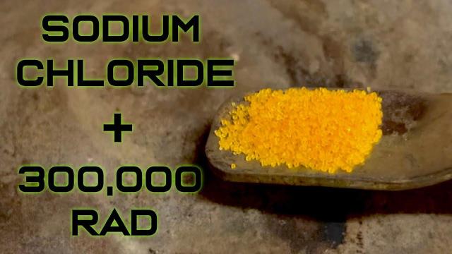 Irradiated Salt Is Weird