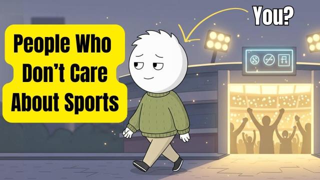 Psychology of People Who Don't Obsess Over Sports