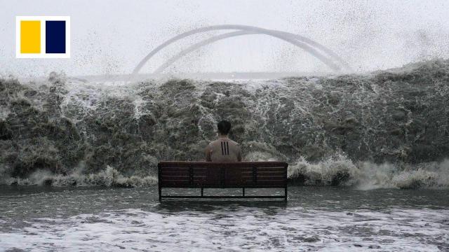 The photographer who snapped the viral man on bench photo as Super Typhoon Ragasa hit Hong Kong
