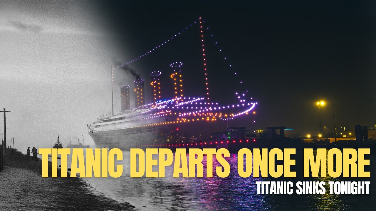 Titanic drone tribute