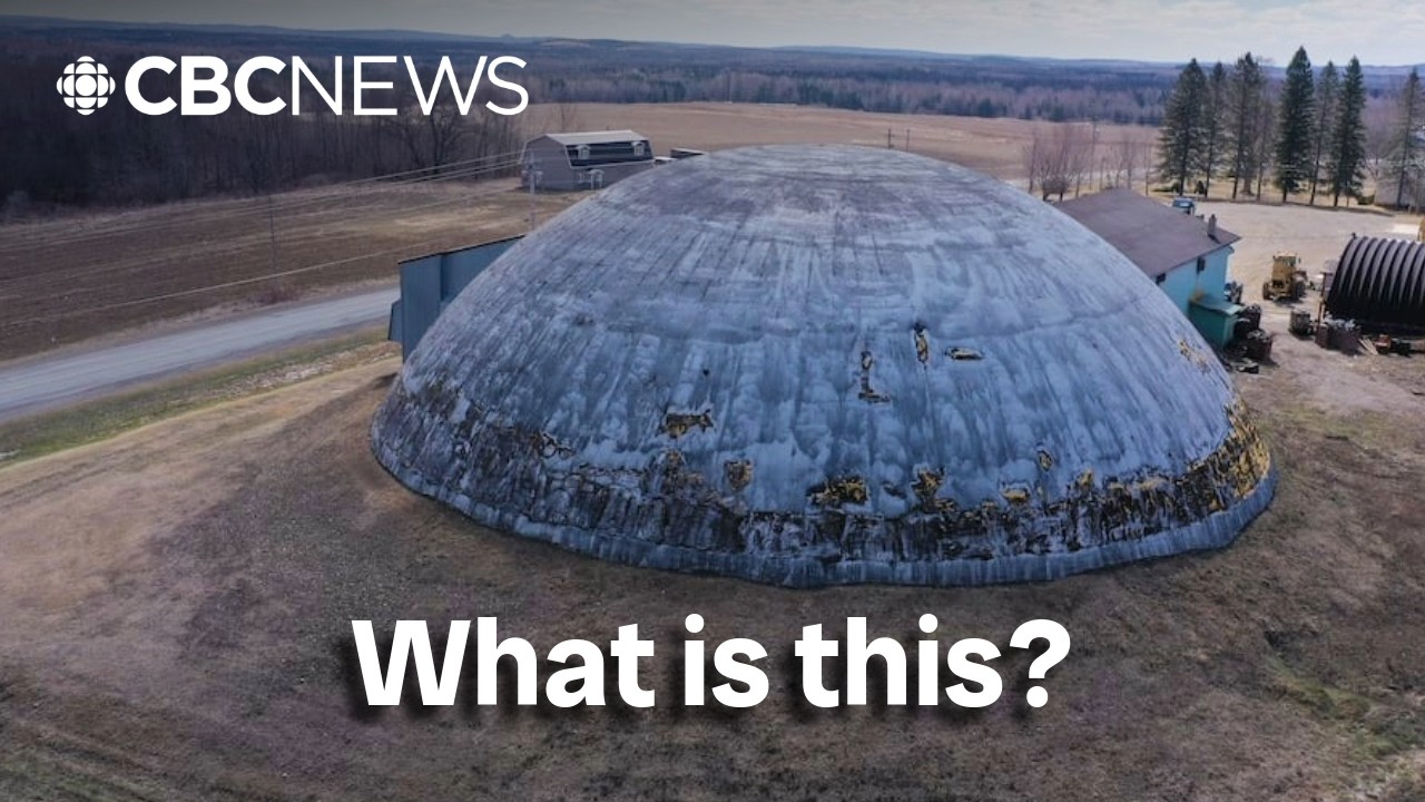 What is this towering dome tucked away in western N.B.?