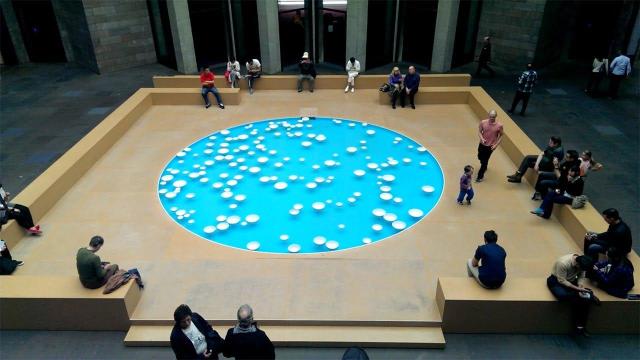 CLINAMEN 2013 by Céleste Boursier-Mougenot at National Gallery of Victoria - Melbourne, Australia