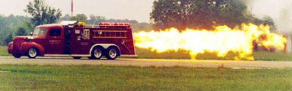Funny Pictures of Jet Powered Fire Engine