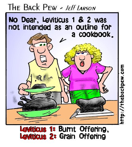 Leviticus Burnt Offerings Cartoon