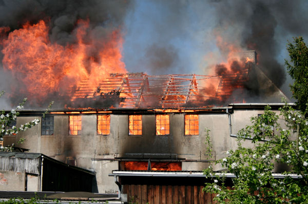 picture of a house fire