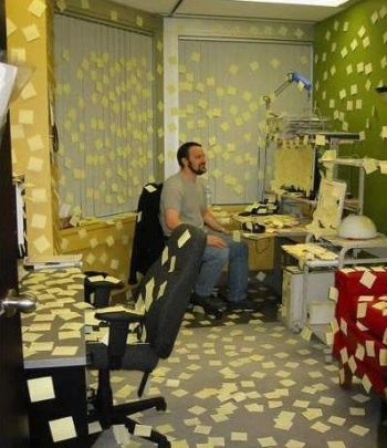 Office Post It Notes Prank