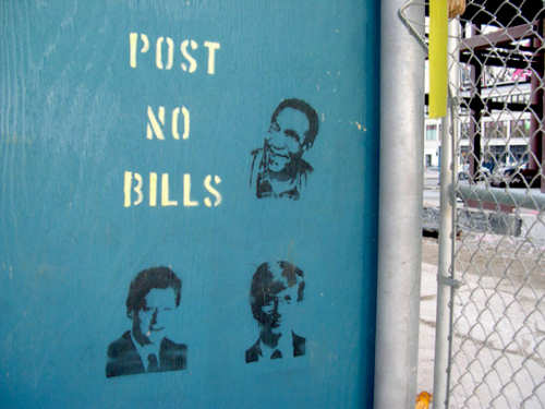 Funny Pictures of Post No Bills Sign
