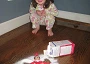 Picture of an elf snow angel