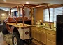 A funny picture of a renovated kitchen that looks like a jeep