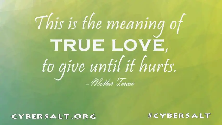 A Mother Teresa quote