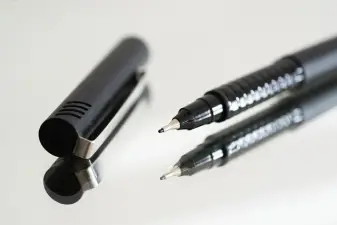 A picture of pen and ink.