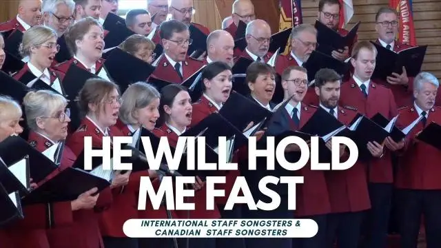 He will hold me fast