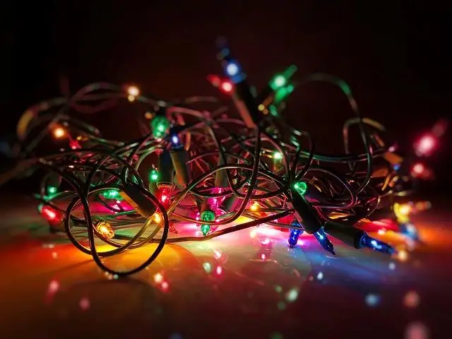 christmas lights tangled